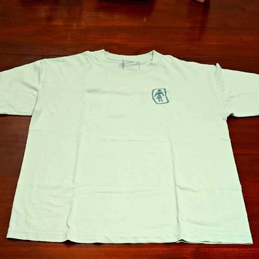 Girl Skateboards T-shirt Mint Size Large